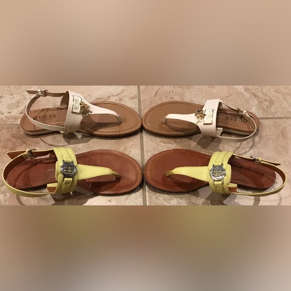 Tommy Hilfiger x GUESS Los Angeles Sandals Bundle (Size 6.5M) - Picture 4 of 13